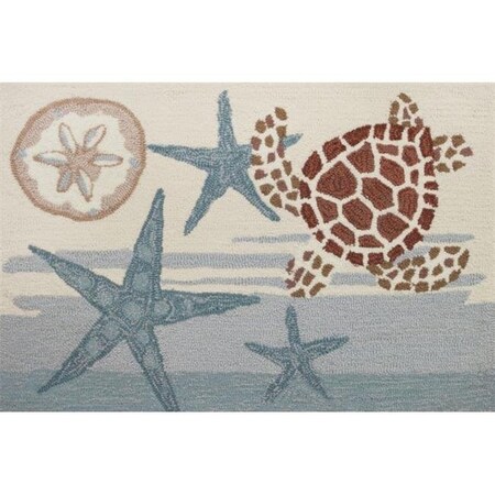 Coastal Turtle Audrey Jean Roberts Rug